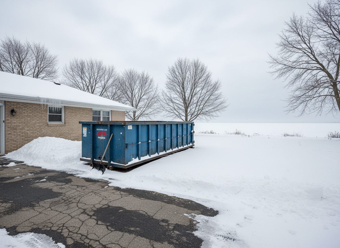 How Long Can You Keep a Rented Dumpster in Sheffield Lake During Winter