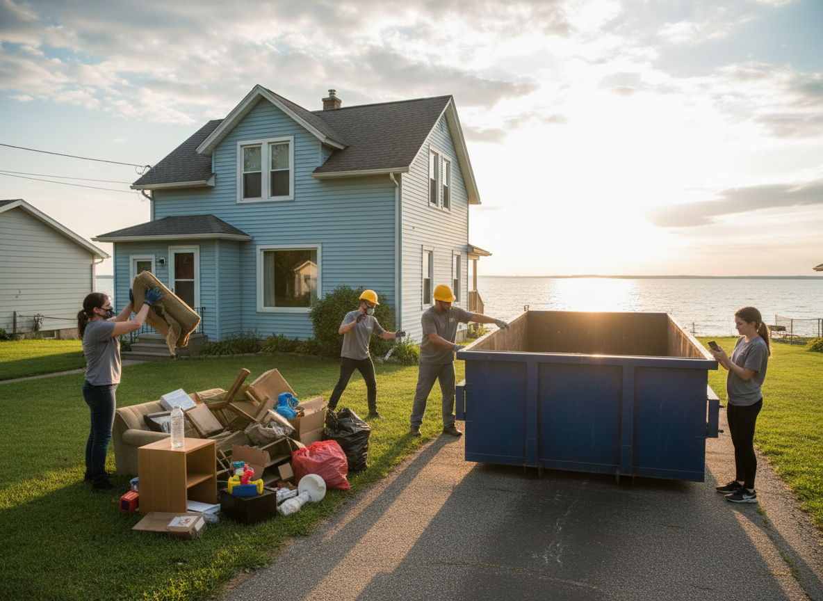 How to Size a Dumpster for a Sheffield Lake Basement Cleanout