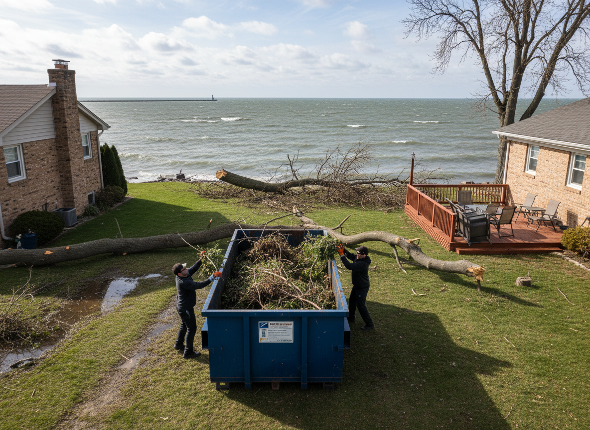 Managing Yard Waste After Spring Storms Near Lake Erie